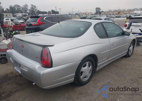 2001 Chevrolet Monte Carlo Ss z USA, uszkodzony, nr VIN 2G1WX15K719368875